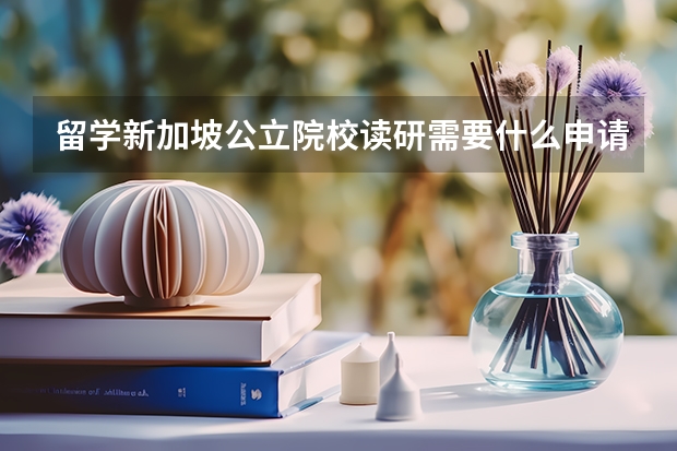 留学新加坡公立院校读研需要什么申请条件