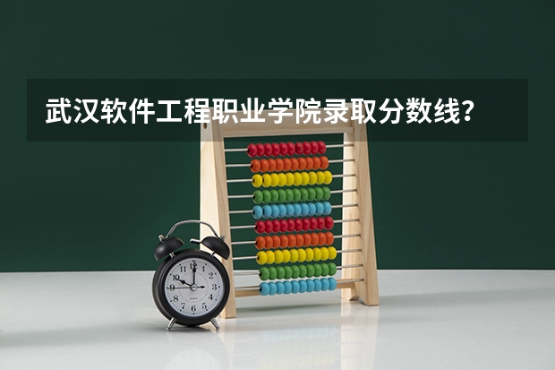武汉软件工程职业学院录取分数线？ 中北大学软件工程录取分数线
