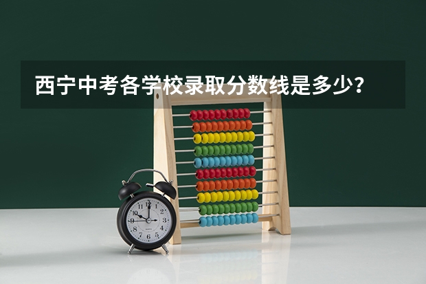 西宁中考各学校录取分数线是多少？
