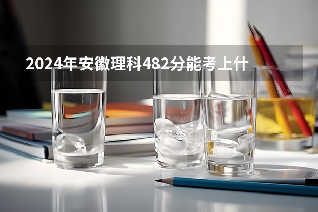 2024年安徽理科482分能考上什么大学?