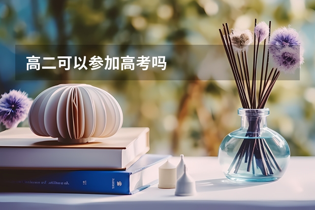 高二可以参加高考吗