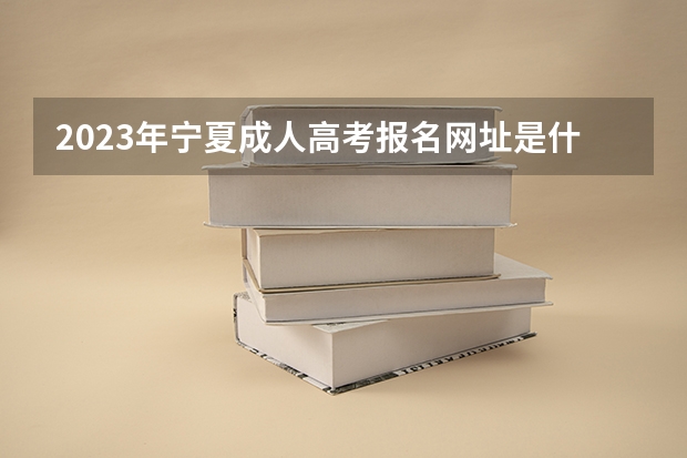 2023年宁夏成人高考报名网址是什么