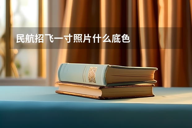 民航招飞一寸照片什么底色