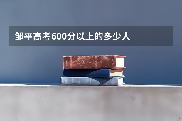 邹平高考600分以上的多少人