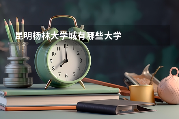 昆明杨林大学城有哪些大学