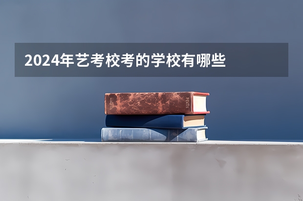 2024年艺考校考的学校有哪些