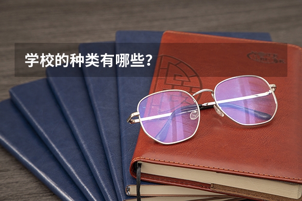 学校的种类有哪些？