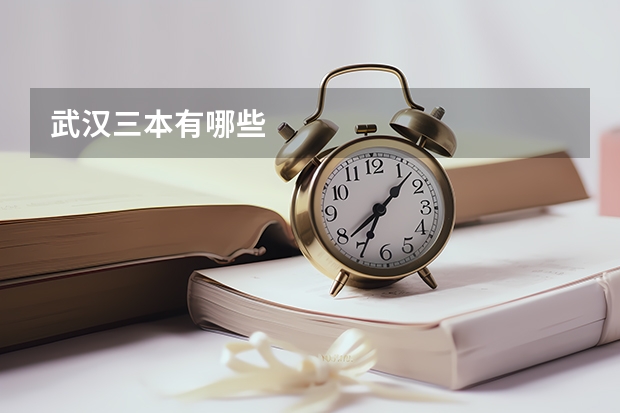 武汉三本有哪些