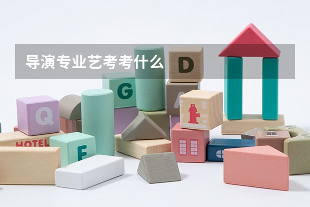 导演专业艺考考什么