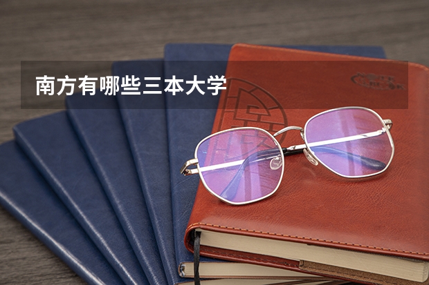 南方有哪些三本大学