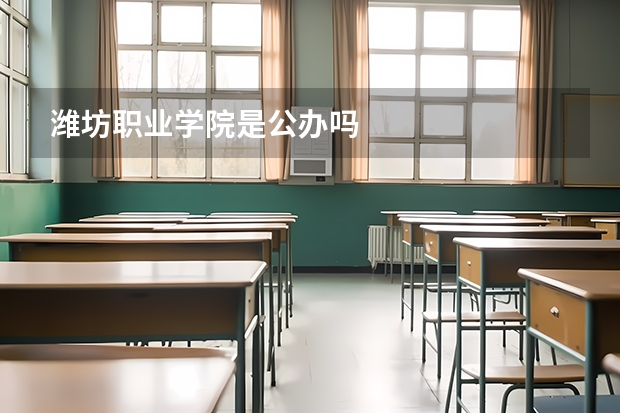 潍坊职业学院是公办吗