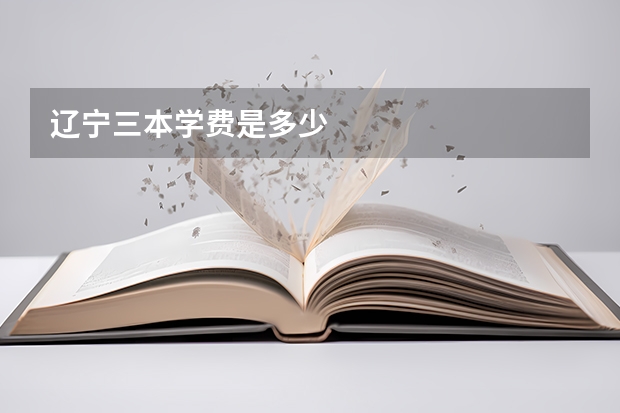 辽宁三本学费是多少