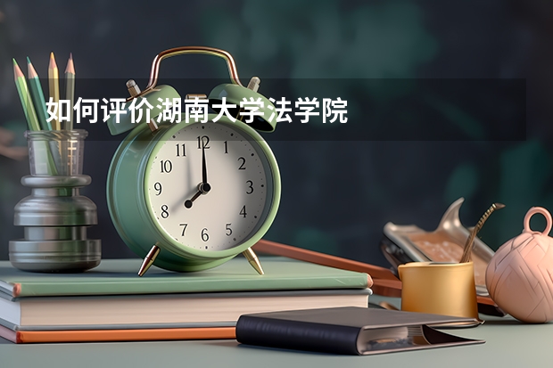 如何评价湖南大学法学院