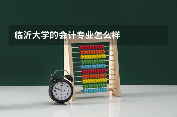 临沂大学的会计专业怎么样