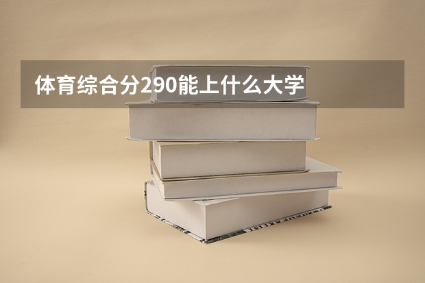 体育综合分290能上什么大学