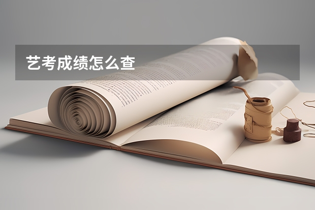 艺考成绩怎么查