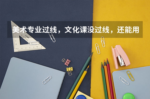 美术专业过线，文化课没过线，还能用综合分吗