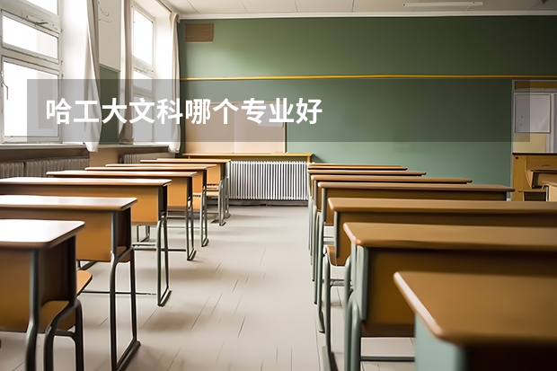 哈工大文科哪个专业好