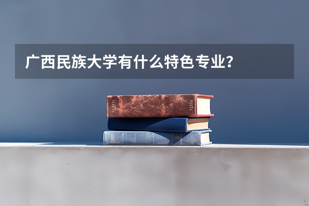 广西民族大学有什么特色专业？