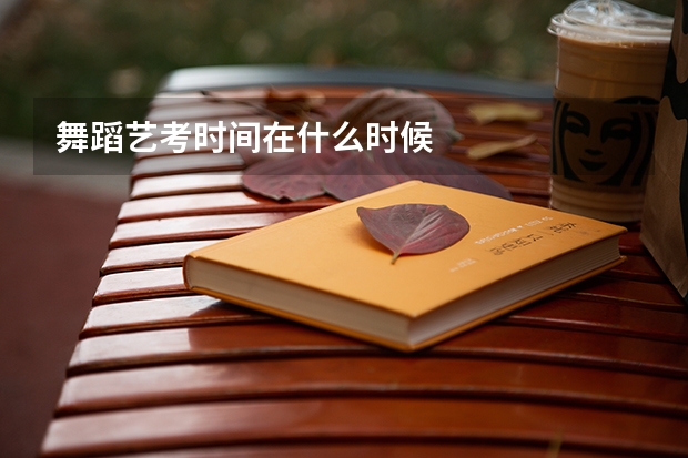 舞蹈艺考时间在什么时候