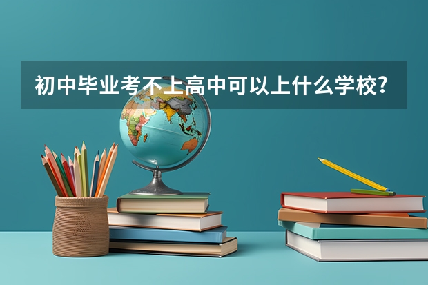 初中毕业考不上高中可以上什么学校??
