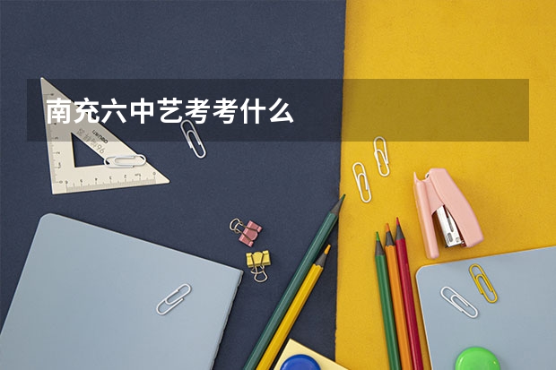 南充六中艺考考什么