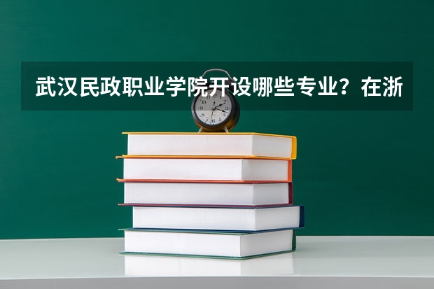 武汉民政职业学院开设哪些专业？在浙江专业录取分数线一览表