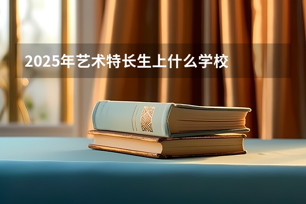 2025年艺术特长生上什么学校