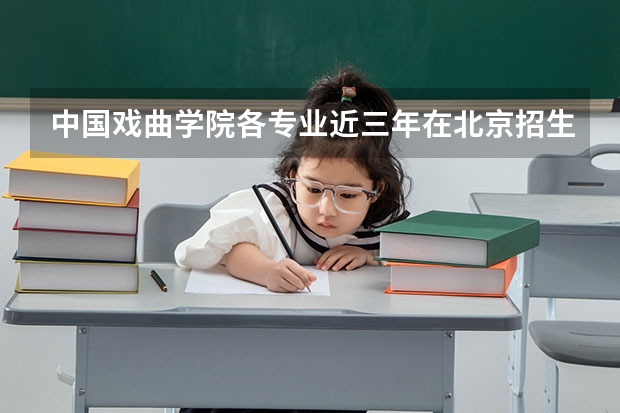 中国戏曲学院各专业近三年在北京招生人数 学费多少钱