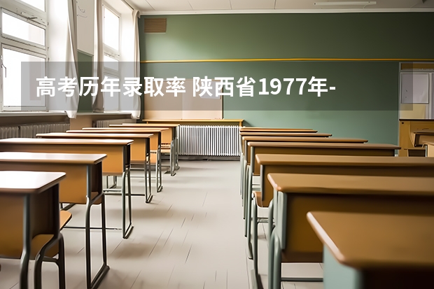 高考历年录取率 陕西省1977年--历年高考分数线，招生人数，录取比例？