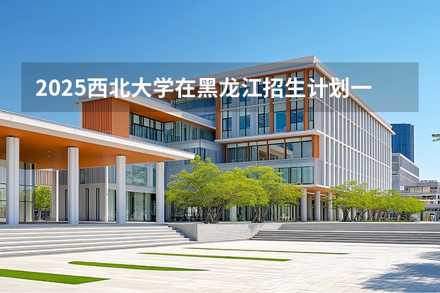 2025西北大学在黑龙江招生计划一览表