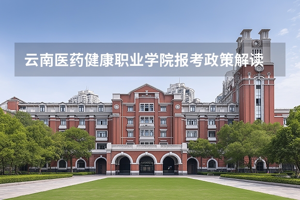 云南医药健康职业学院报考政策解读 2025年芒市州民中高考的升学率