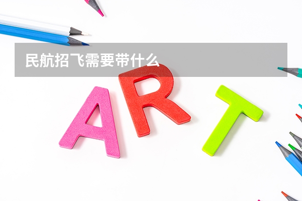 民航招飞需要带什么