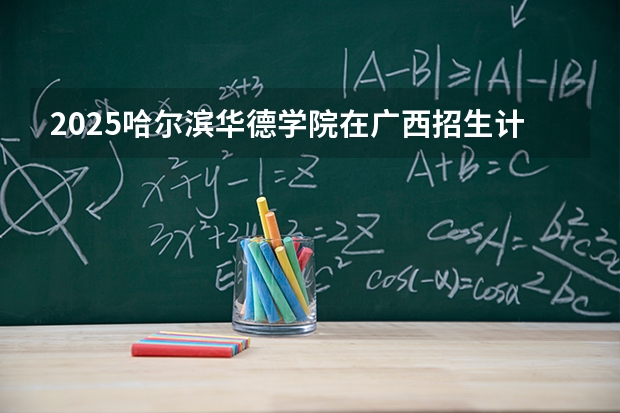 2025哈尔滨华德学院在广西招生计划一览表