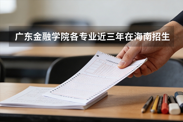 广东金融学院各专业近三年在海南招生人数 学费多少钱