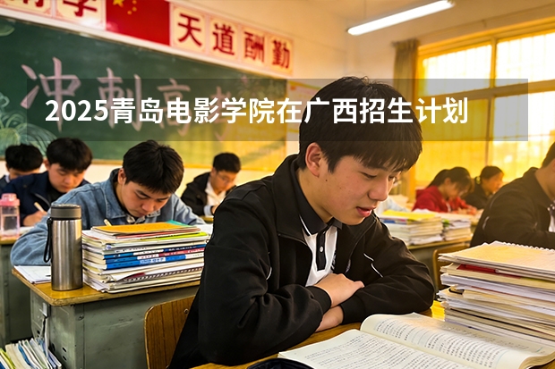 2025青岛电影学院在广西招生计划一览表