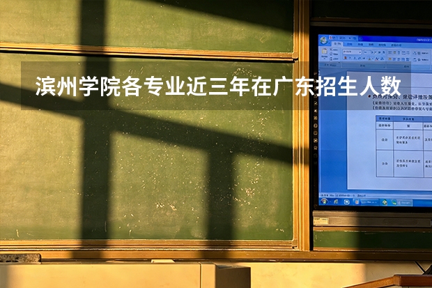 滨州学院各专业近三年在广东招生人数 学费多少钱