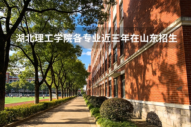湖北理工学院各专业近三年在山东招生人数 学费多少钱