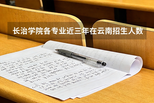 长治学院各专业近三年在云南招生人数 学费多少钱