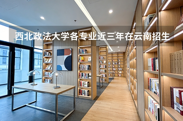 西北政法大学各专业近三年在云南招生人数 学费多少钱