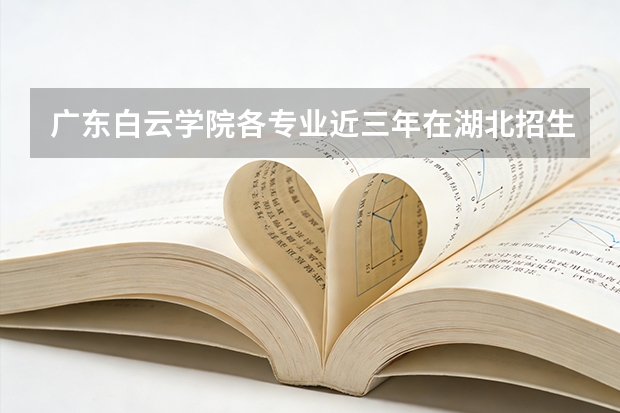 广东白云学院各专业近三年在湖北招生人数 学费多少钱