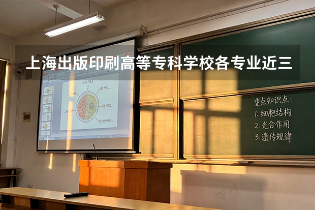 上海出版印刷高等专科学校各专业近三年在宁夏招生人数 学费多少钱
