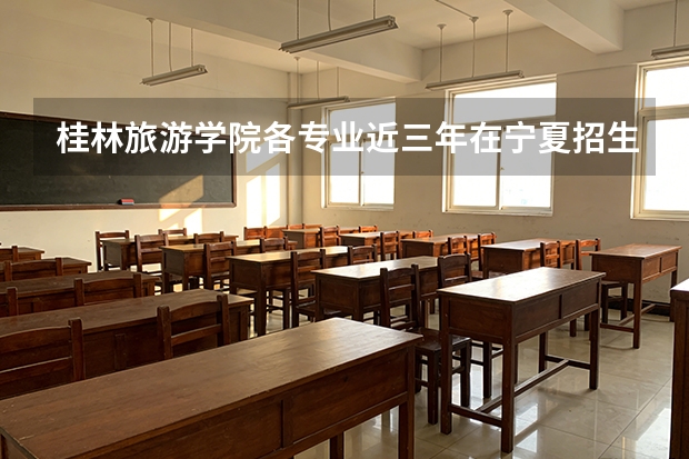 桂林旅游学院各专业近三年在宁夏招生人数 学费多少钱