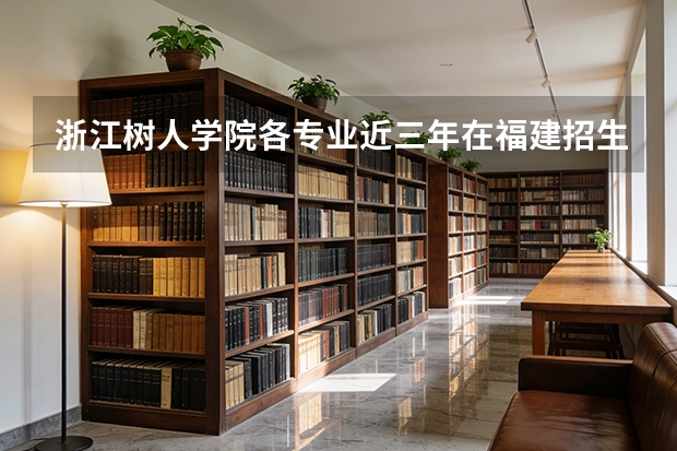 浙江树人学院各专业近三年在福建招生人数 学费多少钱