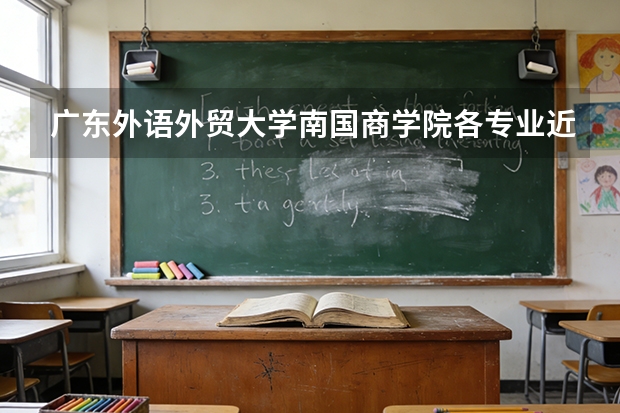 广东外语外贸大学南国商学院各专业近三年在甘肃招生人数 学费多少钱