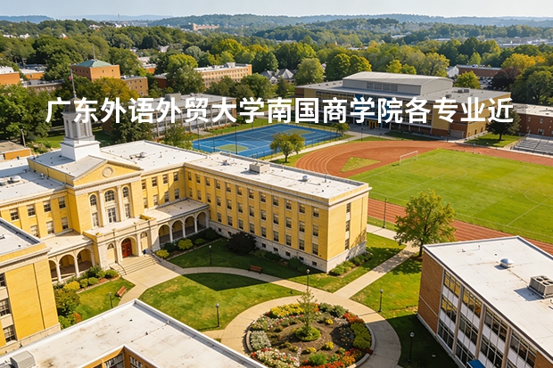 广东外语外贸大学南国商学院各专业近三年在云南招生人数 学费多少钱