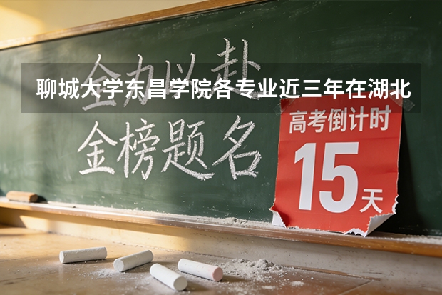 聊城大学东昌学院各专业近三年在湖北招生人数 学费多少钱