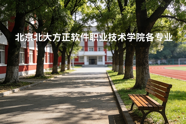 北京北大方正软件职业技术学院各专业近三年在山西招生人数 学费多少钱