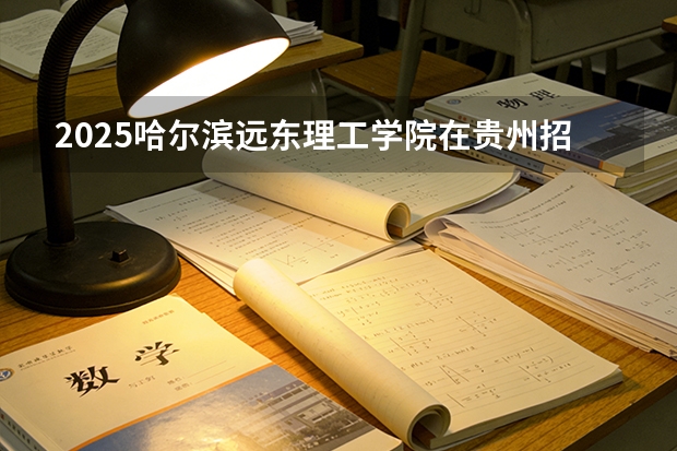 2025哈尔滨远东理工学院在贵州招生计划一览表