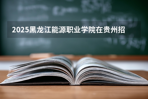 2025黑龙江能源职业学院在贵州招生计划一览表